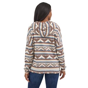 Ladies Crimson Blue Wrangler Hoodie