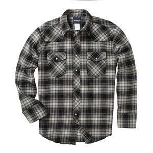 Mens L/S Beige Palid Flannel Shirt Wrangle