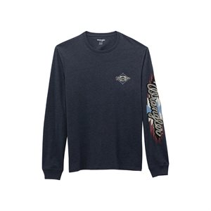 Wrangler Men Long Sleeve Navy