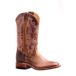 Bottes Boulet roses/brunes pour femme