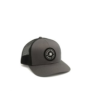 Charcoal Round Patch Ball Cap