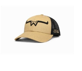 Junior Cap Tan Logo Black
