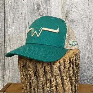 Hostile Western Cap Teal/Tan