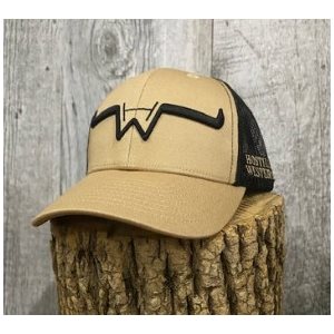 Beige Logo Black Hat