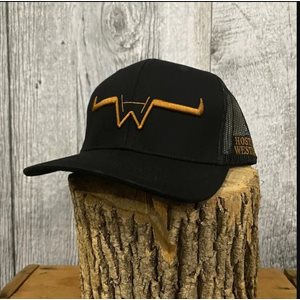 Black Logo Rust Hat