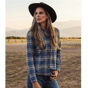 Outback Ladies Cotton Plaid Shirt