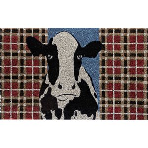 Tapis en peau de vache