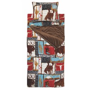 Sac de couchage vintage Western