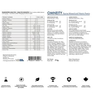 Omneity Eq Min. & Vit Pre Mix 5Kg Mad Barn