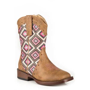 Bottes Bébé Roper Glitter Geo Tan
