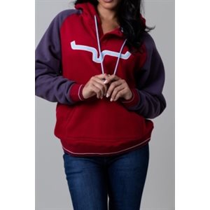 Ladies Amigo Red Kr Hoodie