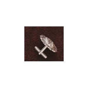 Toggle Concho Rond Argent