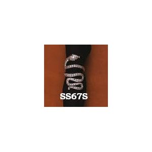 Silver Snake Scarf Slide
