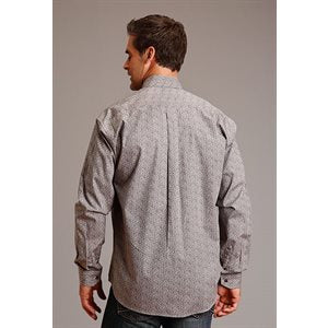 Mens L/S Vintage Floral Stetson Shirt
