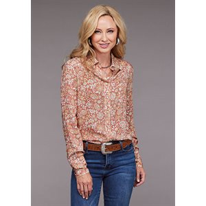 Ladies Stetson Shirt Sunset Floral