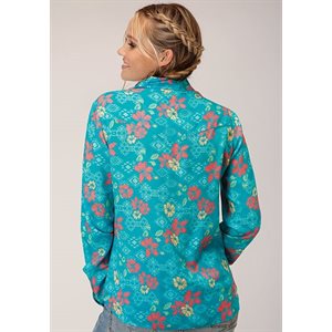 Ladies L/S Tropical Aztec Roper Shirt