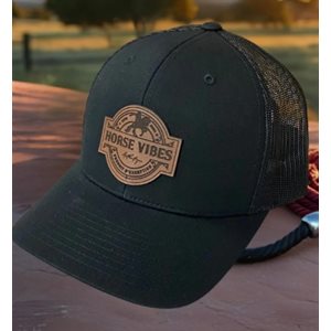 Black Authentique Cap Horse Vibes