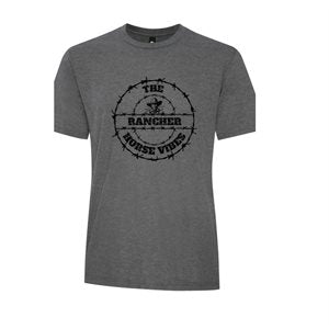 T-shirt The Rancher gris Ambiance cheval