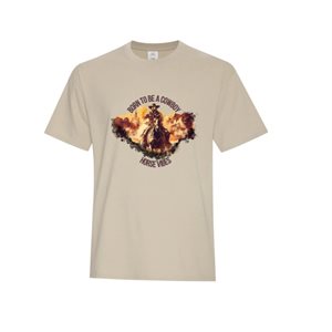 T-shirt Né pour être un Cowboy