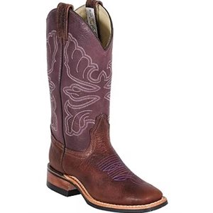 Ladies Rowen Bullhide Purple Boots