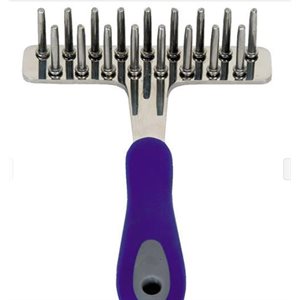 Burr Out Metal Comb With grip