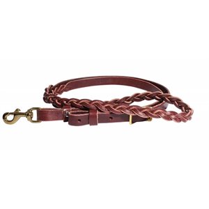 Braided Latigo Roping Reins