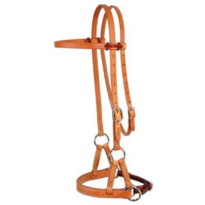 Side-pull en cuir pour le nez