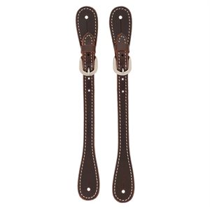 Ladies Burgundy Leather Spur Strap