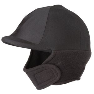 Housse polaire de casque noire