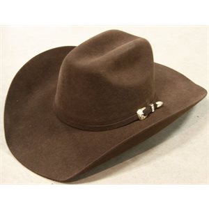 Hidalgo Chocolate 3X Felt Hat