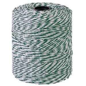 Twisted Wire – White/green – 200 M