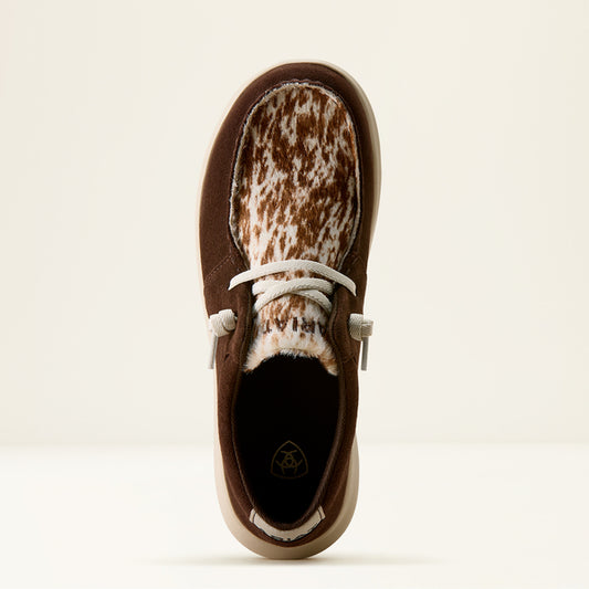 Ariat Ladies Skylar Speckled Cow Print Shoe