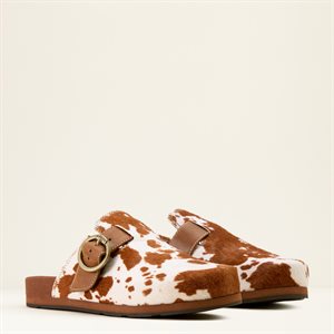 Ladies Country Mule Cow Hair Brown Ariat