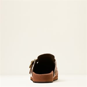 Ladies Country Mule Cow Hair Brown Ariat