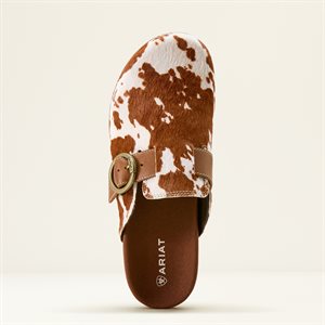 Ladies Country Mule Cow Hair Brown Ariat