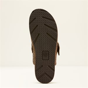 Ladies Country Mule Brown Floral Ariat