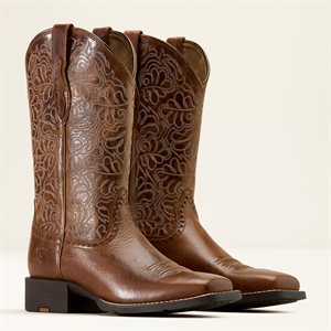 Ladies Round Up Remuda Tan Boots Ariat