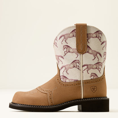 Ladies Fatbaby Heritage Farrah Brown Ariat Boots