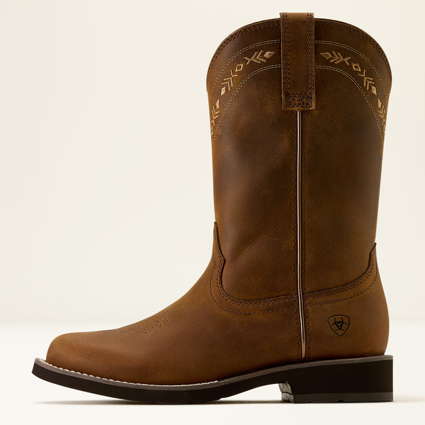 Ladies Kearney Rd Toe Brown Ariat Boots