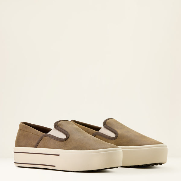 Ladies Skylar Slip On Brown Bomber Ariat