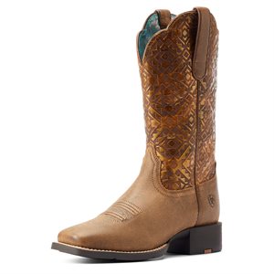 Ladies Brn/Copper Ariat Boot