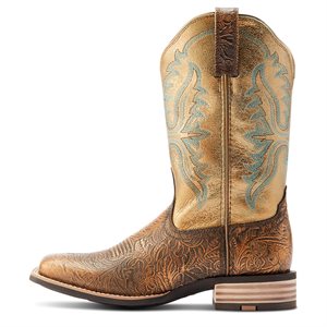 Ladies Olena Bronze/green Mile Ariat
