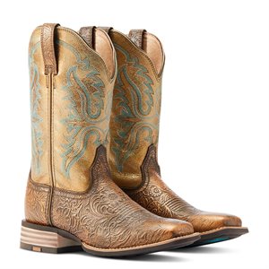 Ladies Olena Bronze/green Mile Ariat