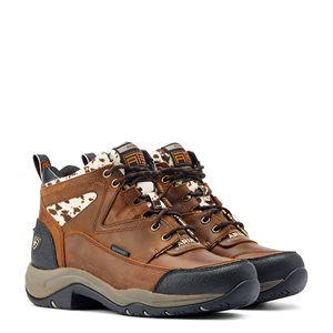 Ladies Terrain H2O Brown/Speckled Cor Print Ariat Boots