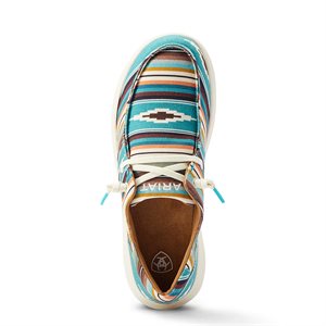 Ladies Hilo Turq Serape Ariat