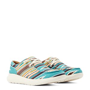 Ladies Hilo Turq Serape Ariat