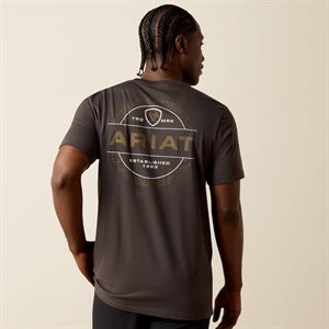 Mens Wooden Reticle Vintage Ariat T Shirt