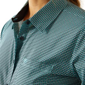 Ladies L/S Kirby Odina Geo Ariat Shirt