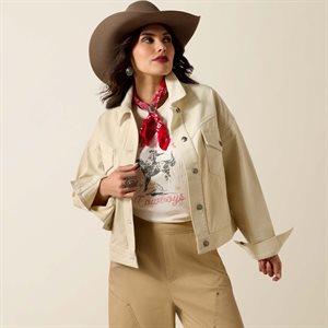 Ladies Cotton Twill Sand Jacket Ariat