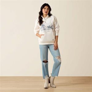 Ariat 1/2 Zip Traveler Ladies Sweater